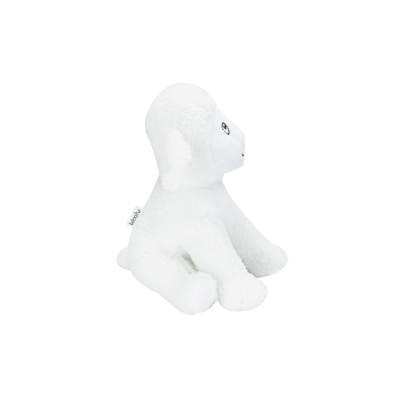 Peluche musicale bébé ecru