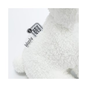 Peluche musicale bébé ecru