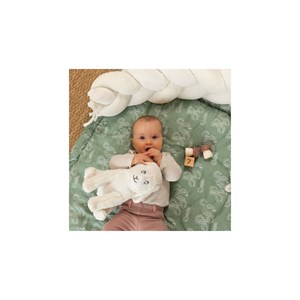 Peluche musicale bébé ecru