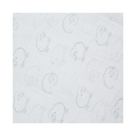 Couverture bébé ecru 75x100 cm