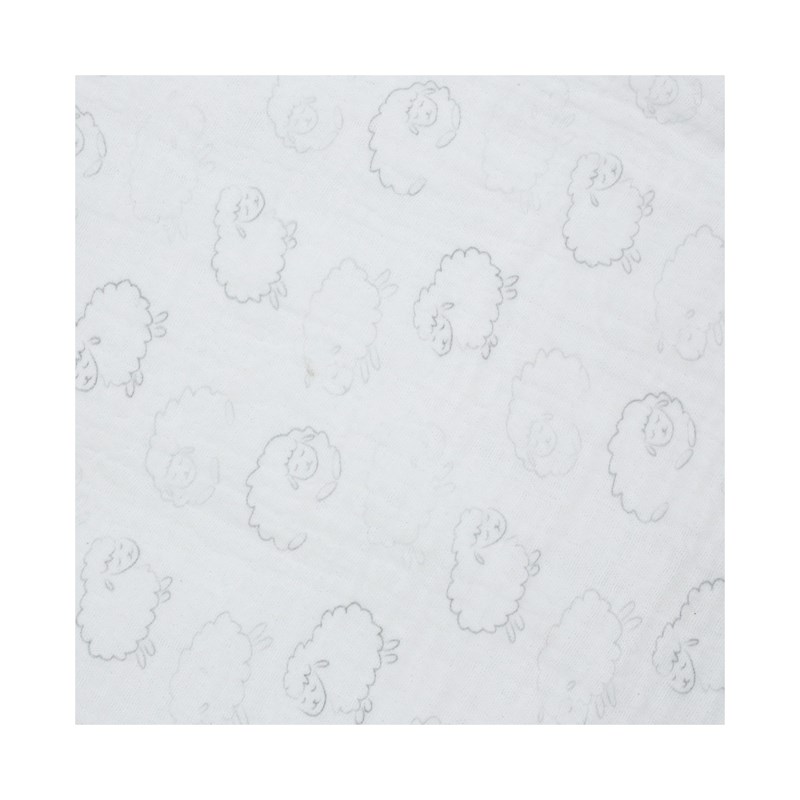 Couverture bébé ecru 75x100 cm