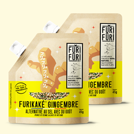 Furikake gingembre alternative au sel