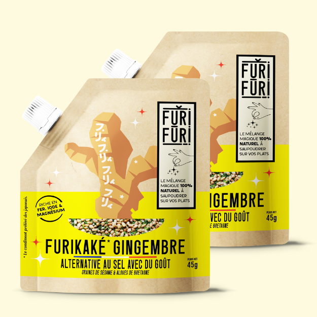 Furikake gingembre alternative au sel