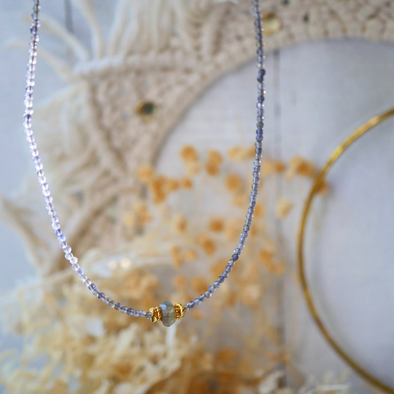 Collier prerna fluorite