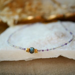 Collier prerna fluorite