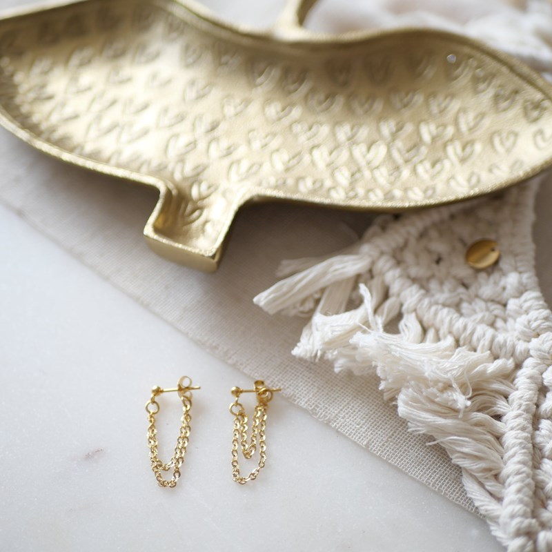 Boucles d'oreilles acier inoxydable dvaita