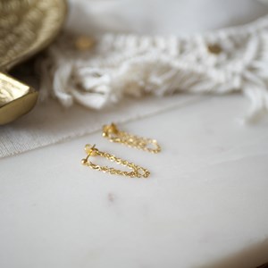 Boucles d'oreilles acier inoxydable dvaita