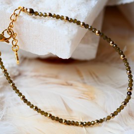 Bracelet joe en obsidienne - protection et ancrage