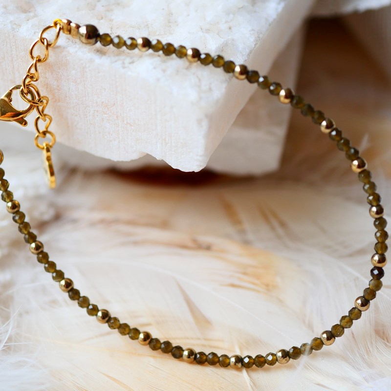 Bracelet joe en obsidienne - protection et ancrage