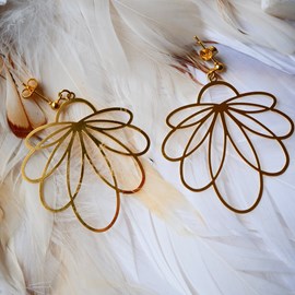 Boucles d'oreilles saundarya - légèreté et élégance