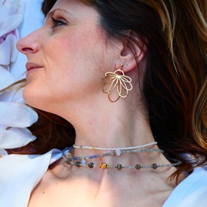 Boucles d'oreilles saundarya - légèreté et élégance