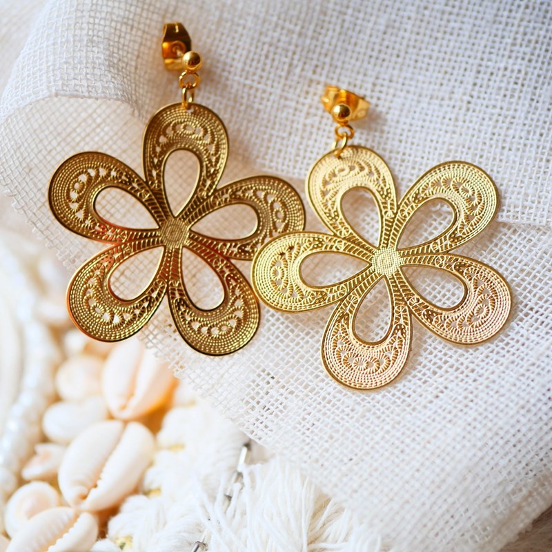 Boucles d'oreilles vasant - légèreté et style