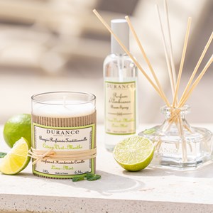 Bougie parfumée citron vert menthe