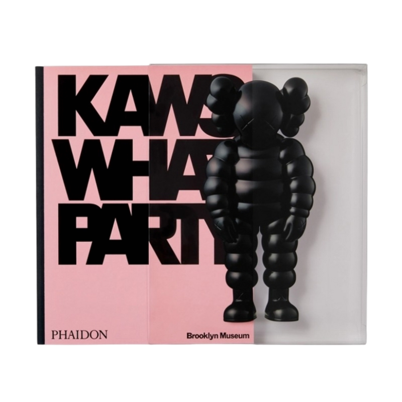 Kaws: what party (black on pink edition)