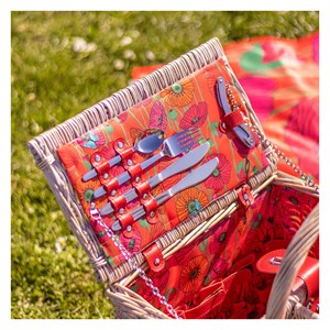 Panier de pique nique   rouge