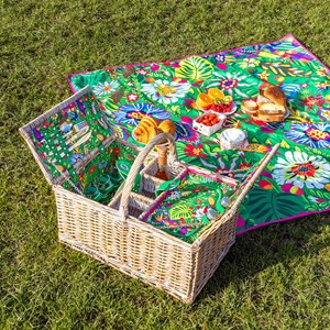Panier de pique nique   vert