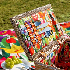 Panier de pique nique   multicolore