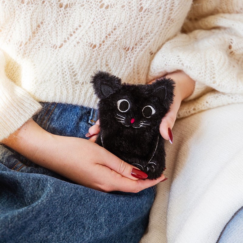 Chaufferette main réutilisable chat