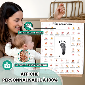 Premières fois flamant cadre empreinte