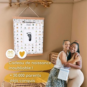 Mes premières fois lion cadre empreinte