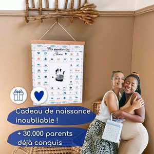 Premières fois baleine cadre empreinte