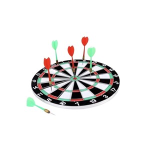 Cible rigide avec 4 flechettes