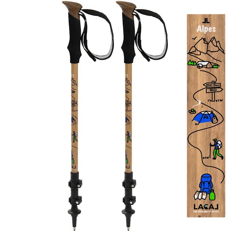 Bâtons télescopiques lacal nature stick