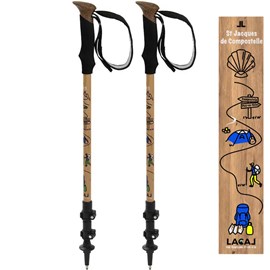 Bâtons télescopiques lacal nature stick