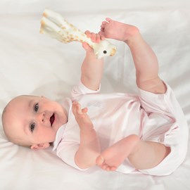 Combishort bébé rose 1