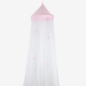 Ciel de lit moustiquaire rose 240 cm