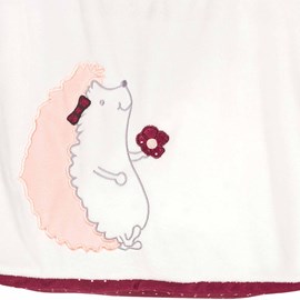 Vide poche de lit bébé blanc