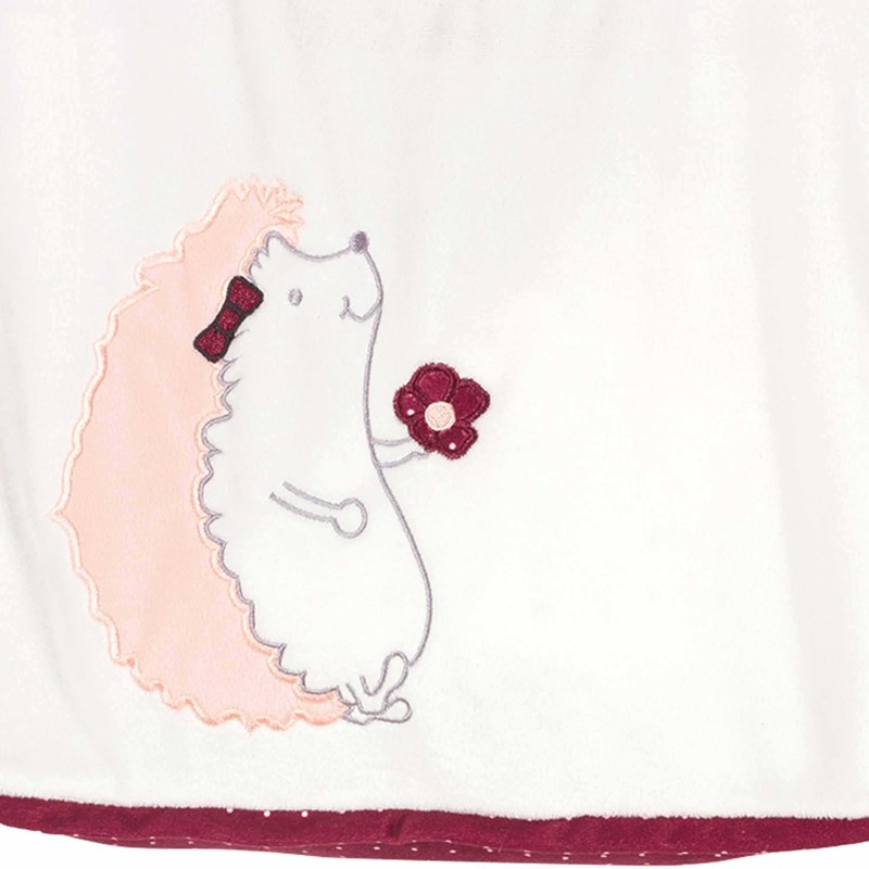 Vide poche de lit bébé blanc