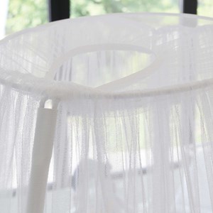 Ciel de lit avec flèche blanc 200x540 cm