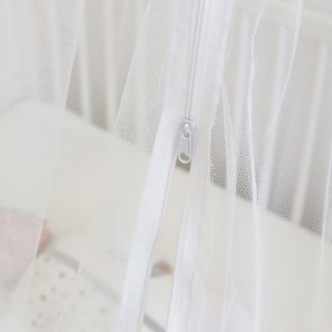 Ciel de lit avec flèche blanc 200x540 cm