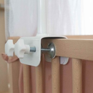 Ciel de lit avec flèche blanc 200x540 cm