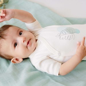 Bodies manches courtes vert 0 mois