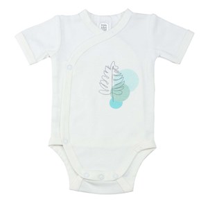 Bodies manches courtes vert 0 mois