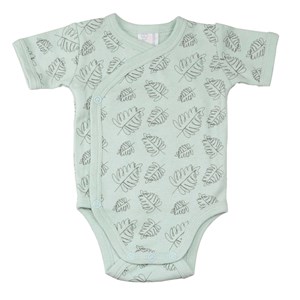 Bodies manches courtes vert 0 mois