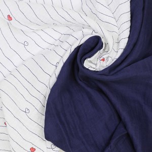 Lot de 3 langes bleu