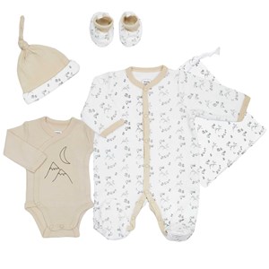 Trousseau naissance blanc 1 mois