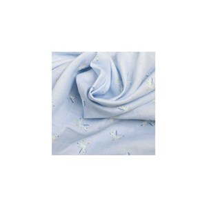 Lot de 2 maxi langes bleu 120x120 cm