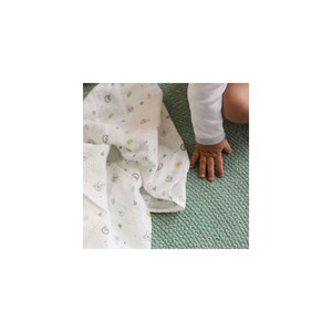 Lot de 2 langes vert sauge 70x70 cm