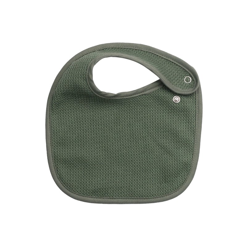 Bavoirs+bebe+vert+sapin