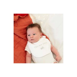 Bavoir bébé blanc