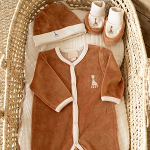 Chaussons bébé camel 1