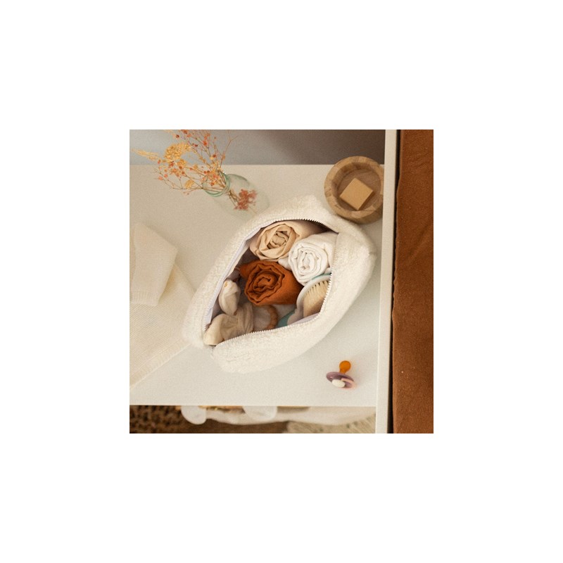 Trousse de toilette bébé ecru