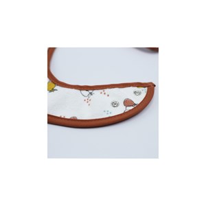 Lot 5 bavoirs naissance rouge