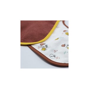 Lot 5 bavoirs naissance rouge