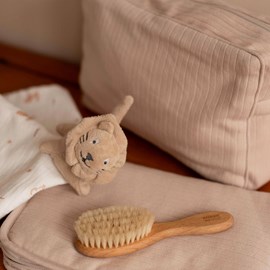 Protège carnet de santé bébé sable