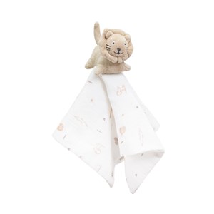 Doudou mouchoir en lange beige